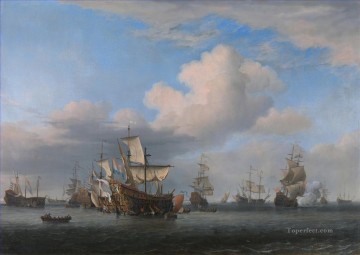 日間の戦い 2 海戦 Oil Paintings